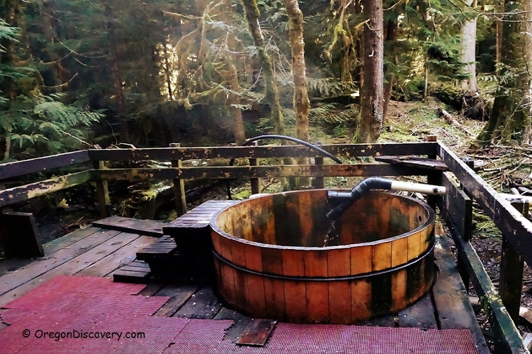 Bagby Hot Springs is a series of bathhouses located in the Mt. Hood National Forest in Oregon.
