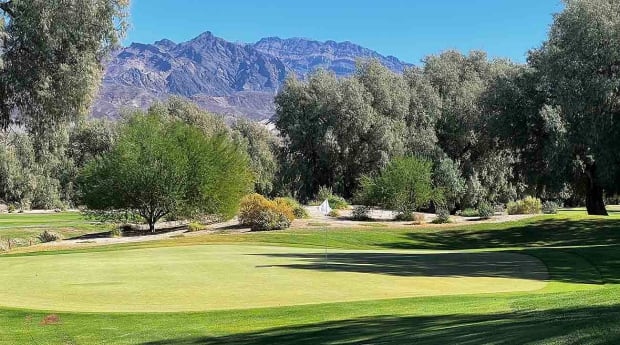 Golf is a popular sport in Death Valley, California.