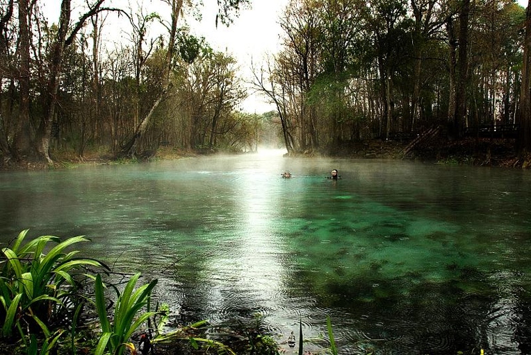 Green Cove Springs is a beautiful natural spring located 33 miles from Jacksonville, Florida.