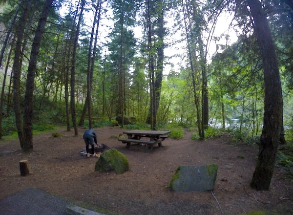 If you're looking for a nearby camping option, consider Idleyld Park in Oregon.