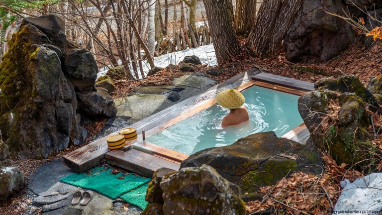 Jikan-yu is a traditional Japanese hot spring bath that is said to have many health benefits.