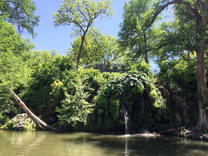 Krause Springs is a beautiful swimming hole located in Spicewood, Texas.
