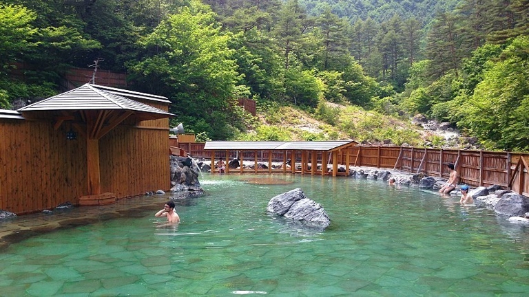 Kusatsu Onsen is one of the most popular hot springs in Japan.