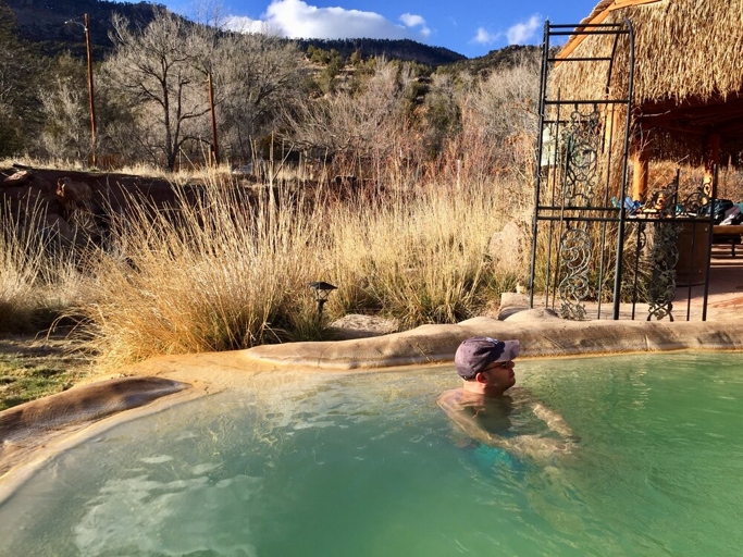 Nearby Hot Springs offer a great place to relax and enjoy the natural beauty of New Mexico.