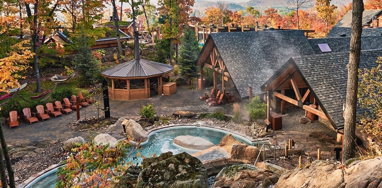 Nordik Spa-Nature is a world-renowned spa located in Chelsea, Quebec, Canada.