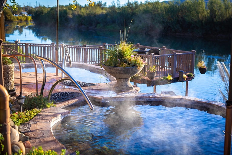 Pelican Spa in Truth or Consequences, New Mexico is a great place to relax and enjoy the hot springs pools.