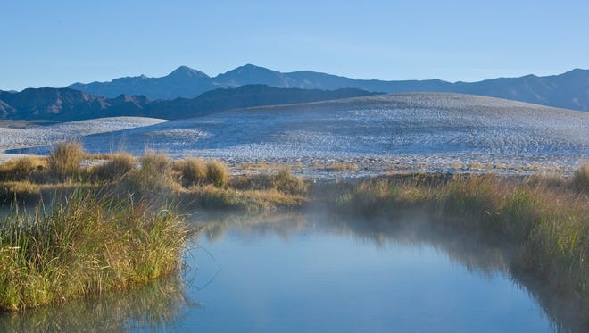 Tecopa Hot Springs is home to a number of mineral spring pools, which are said to have a number of health benefits.