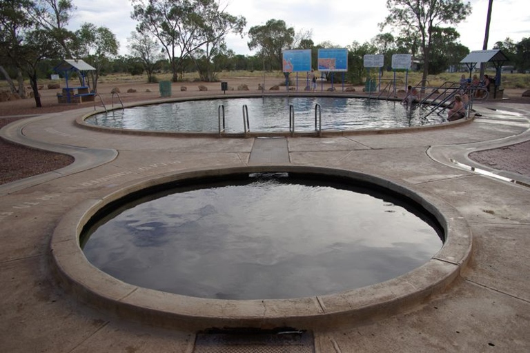 The artesian bore baths in Lightning Ridge, NSW, Australia are a must-see for any traveler.