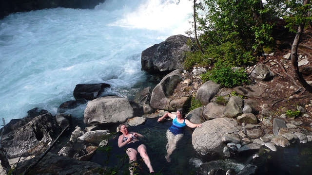The Baranof Warm Springs are located in Sitka, Alaska.