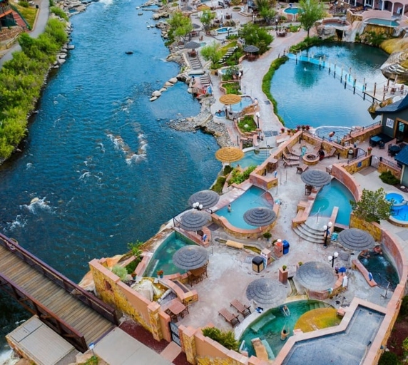 The Green Canyon Hot Springs Resort in Newdale, Idaho, is a great place to relax and rejuvenate.