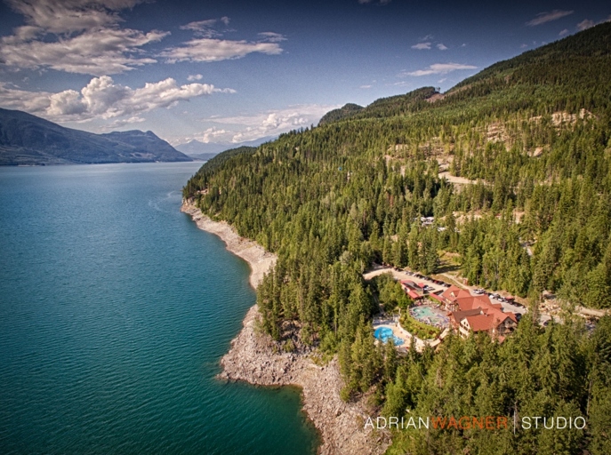 The Nakusp Hot Springs are located in the beautiful Slocan Valley in British Columbia, Canada.