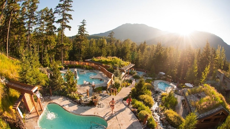 The Scandinave Spa Whistler is a great place to relax and rejuvenate.