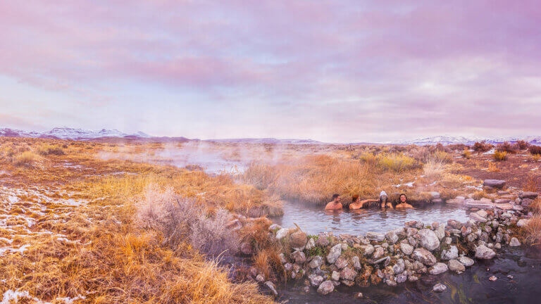 The Soldier Meadows Hot Spring is a great place to camp and enjoy the natural hot springs.