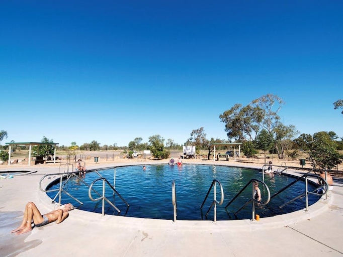 To get to the Artesian Bore Baths, you will need to travel to Lightning Ridge, NSW, Australia.