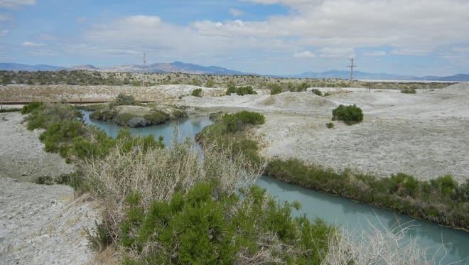 Trego Hot Springs is located in the Black Rock Desert of Nevada and can be accessed by a 4x4 vehicle.
